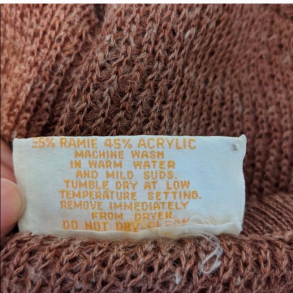 Vintage knit short sleeve top - Picture 5 of 5